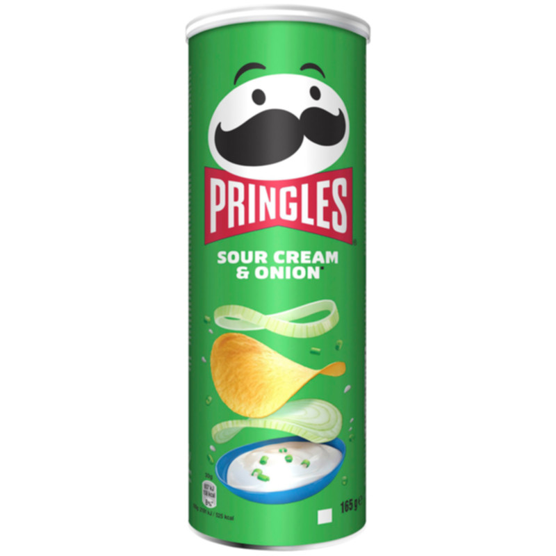 Pringles Sour Cream and Onion 165 g Chips cremig würziger Snack